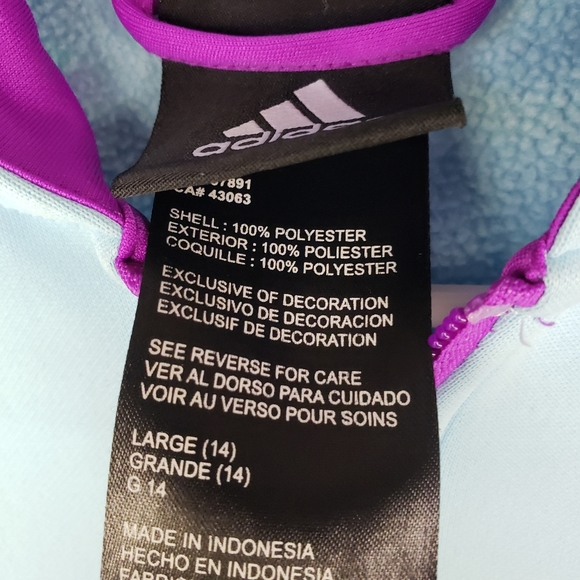 Adidas Scuba Material Zip Up Jacket - Picture 3 of 6